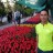 یک پزشک عمومی و خیابانی با ۳۰ هزار گل لاله در تهران